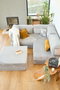 Atelier Del Sofa Kanyon - Sofá-Cama Esquinero Gris Claro